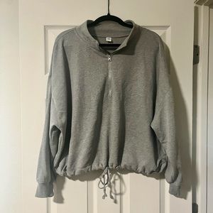 XL 3/4 zip light sweatshirt